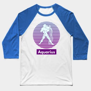 Aquarius (zodiak Birthday) Baseball T-Shirt